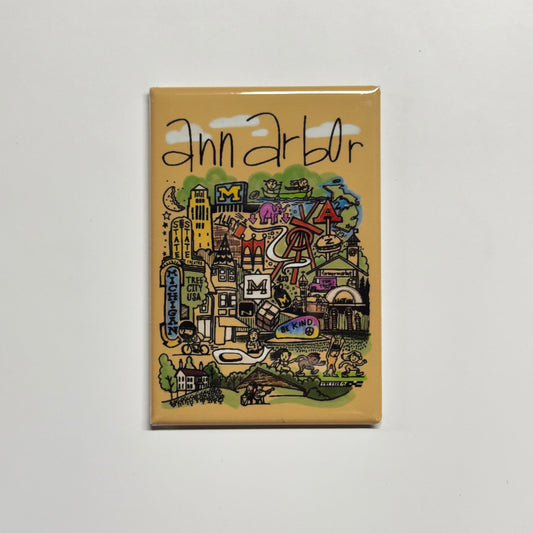 Ann Arbor Landmarks magnet