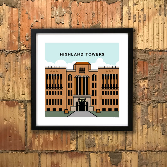 Highland Towers print