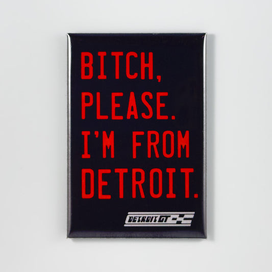 Bitch Please I'm from Detroit magnet