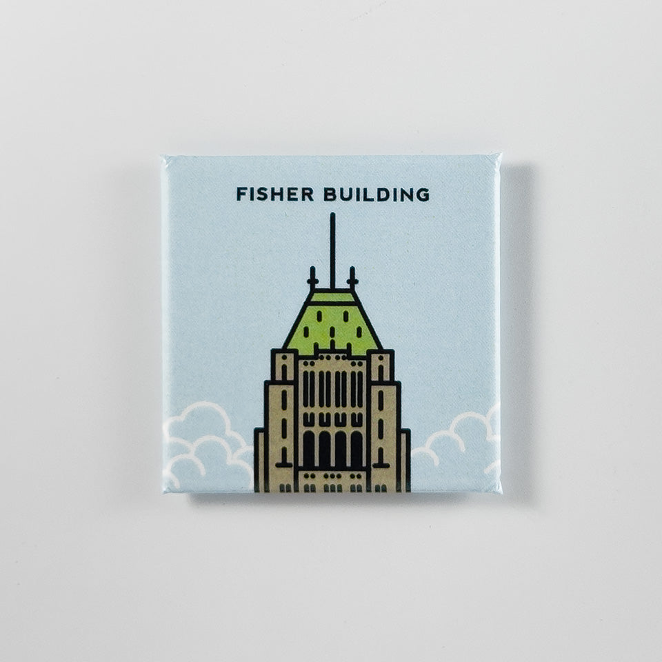 Fisher Building magnet