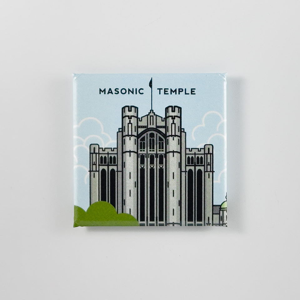 Masonic Temple magnet