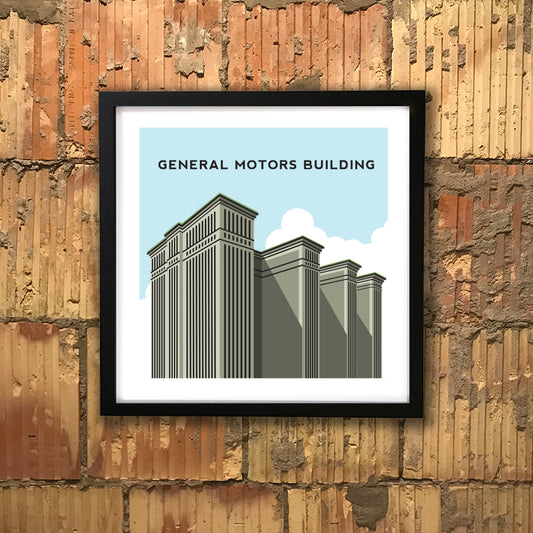 General Motors Building print