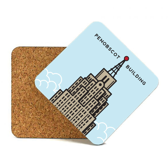 Penobscot Building Coaster