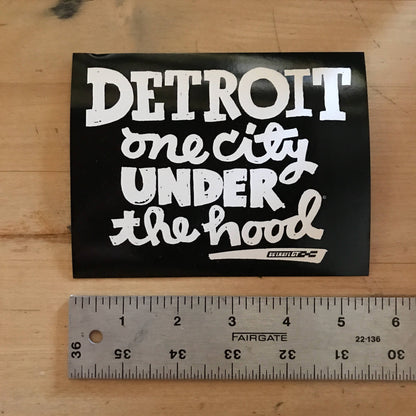 Detroit. One City Under The Hood - Sticker