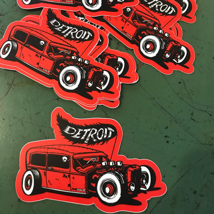 Detroit Rat Rod - Sticker
