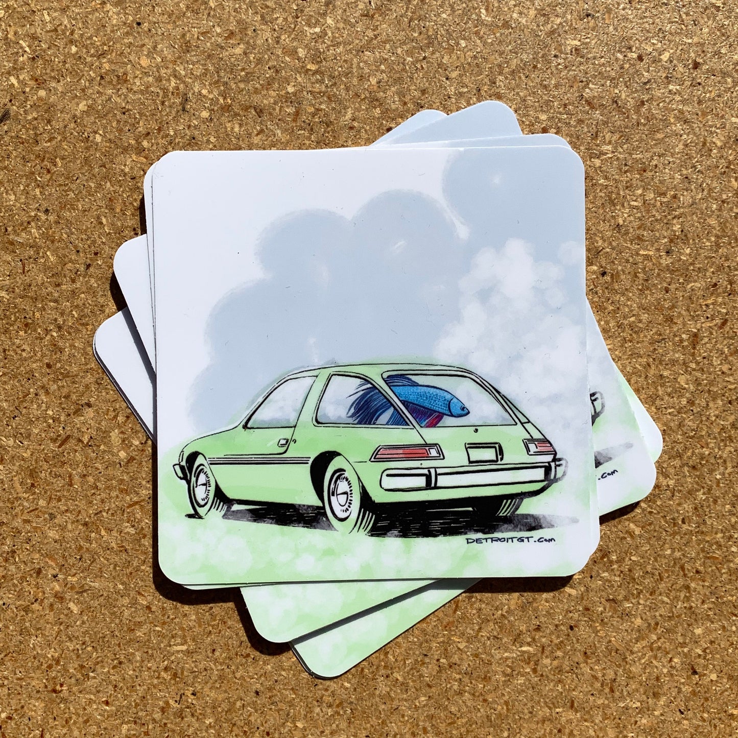 Fishbowl Pacer Sticker