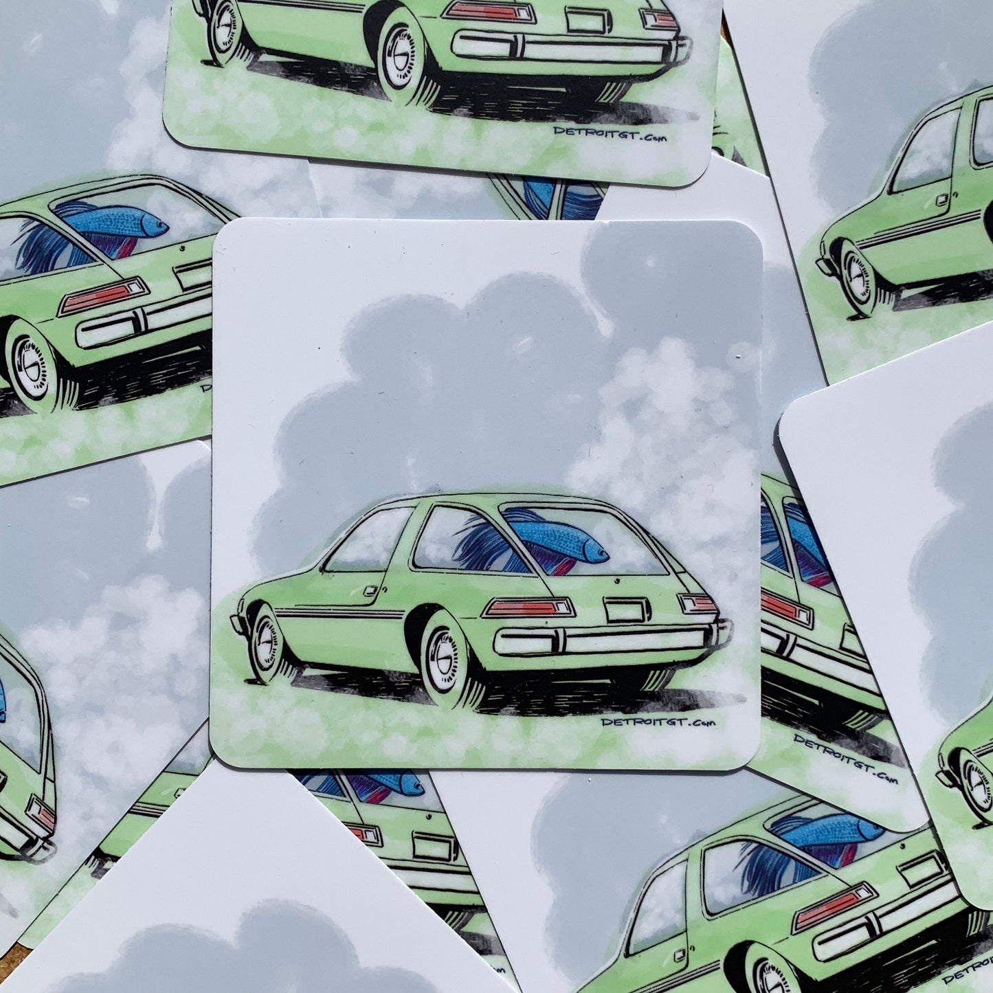 Fishbowl Pacer Sticker
