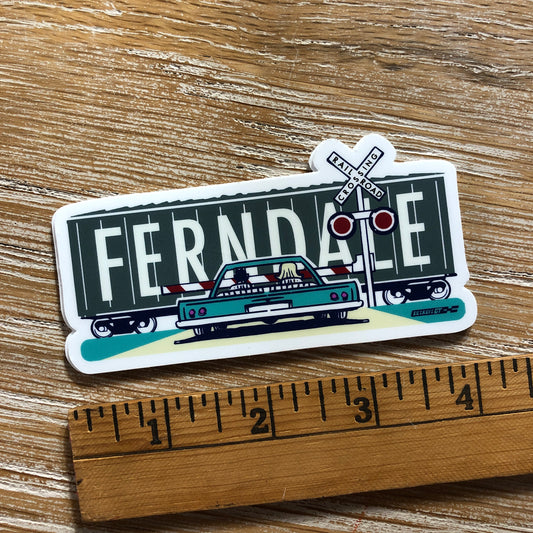 Ferndale Crossing Sticker