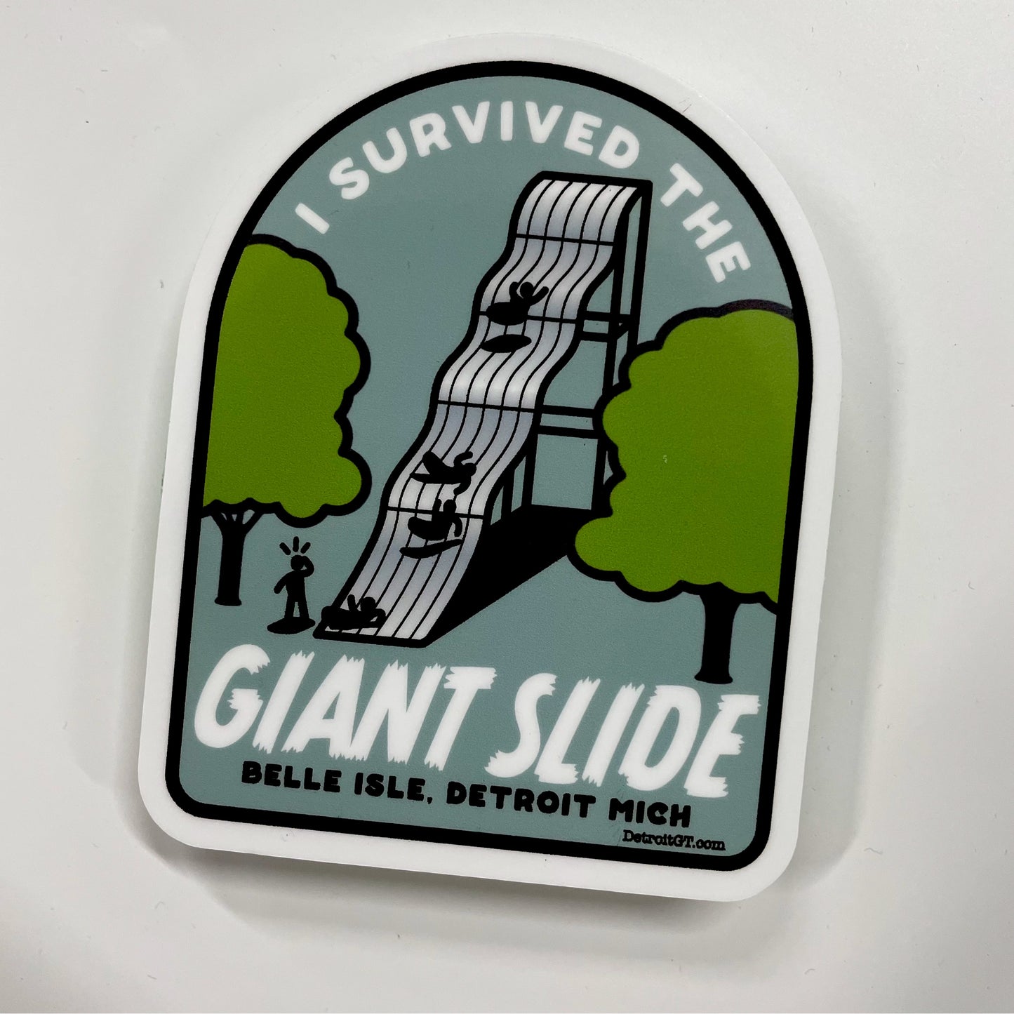 I survived the Giant Slide - Sticker